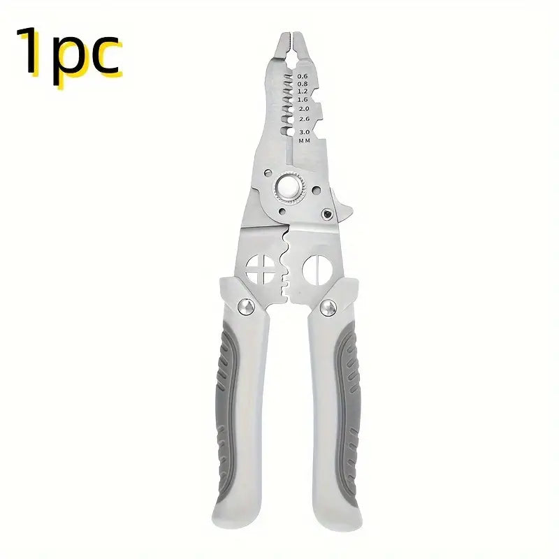 10-in-1 Multi-Functional Electrician Wire Stripping Pliers – Precision Cutting, Crimping & Shearing Tool