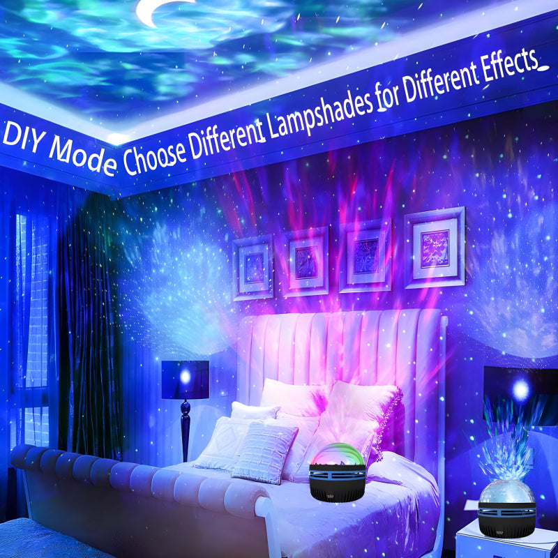 Q6 Mini High-Quality LED Starry Projection Light With Remote Control